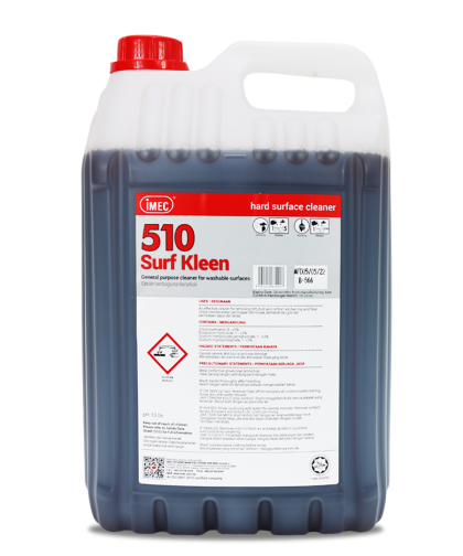 IMEC 510 Surf Kleen, Biodegradable Oil & Grease Cleaner, Halal, 2 x 10L