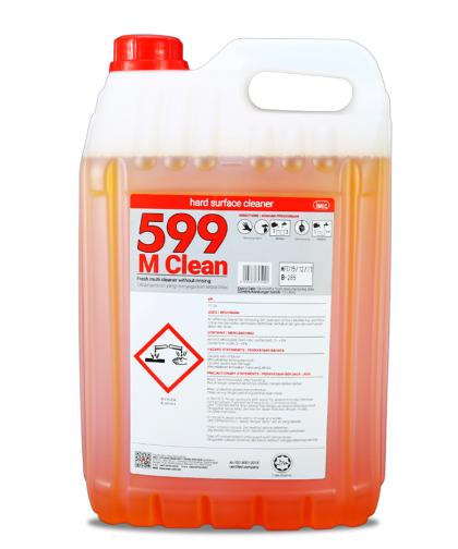 IMEC 599 M Clean, Multipurpose Cleaner without Rinsing, Halal, 2 x 10L