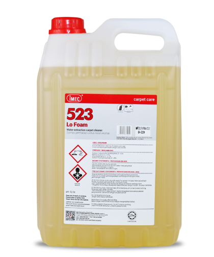 IMEC 523 Lo Foam, Extraction Carpet/Sofa Cleaner, 2 x 10L