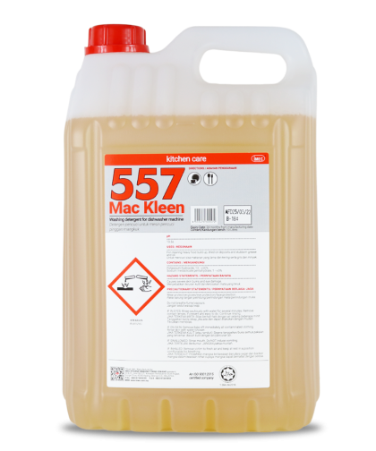 IMEC 557 Mac Kleen Dishwasher Machine Detergent, Halal, 2 x 10L