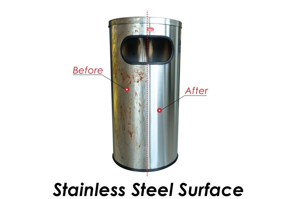561 metal shine on Steel surface