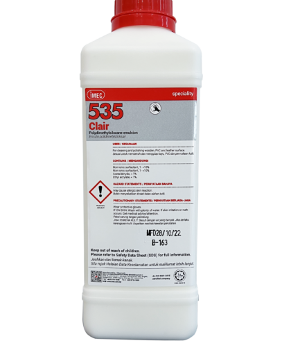 IMEC 535 Clair, Emulsion Cleaning and Polishing, Halal, 1L