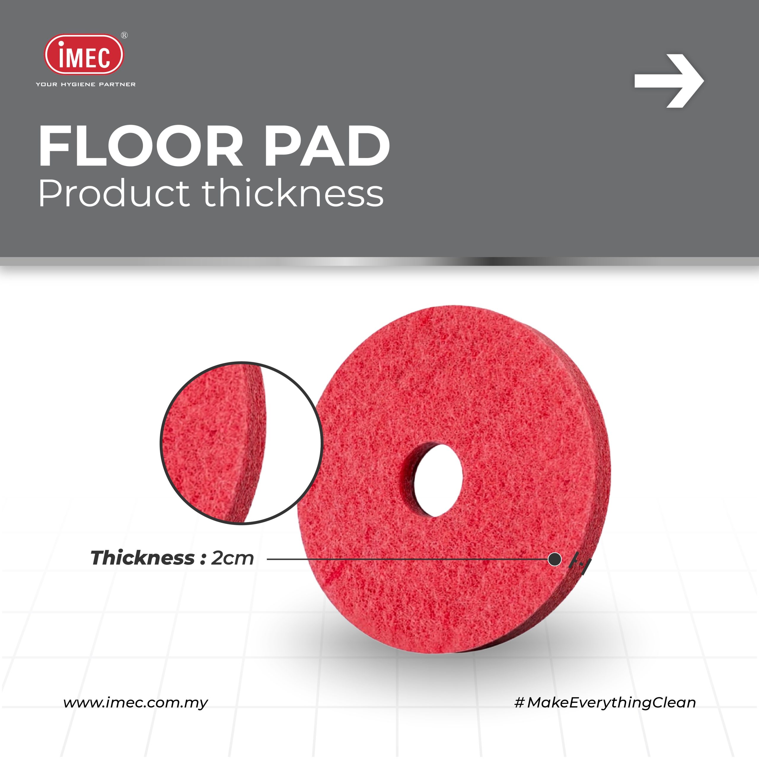 IMEC Floor Pad | Stripping, Scrubbing, Buffing & Polishing - Image 4