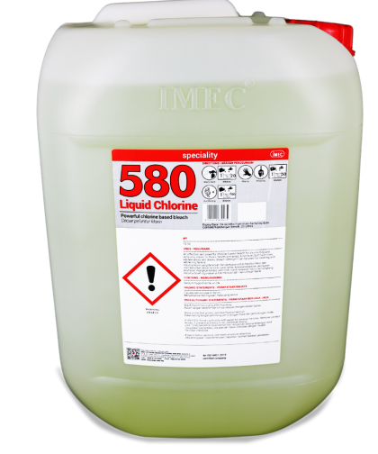 IMEC 580 Liquid Chlorine 25, 20L/Drum