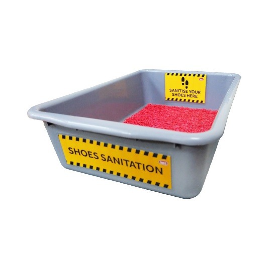 Shoe Sanitizing Station, IMEC Shoes Sanitation