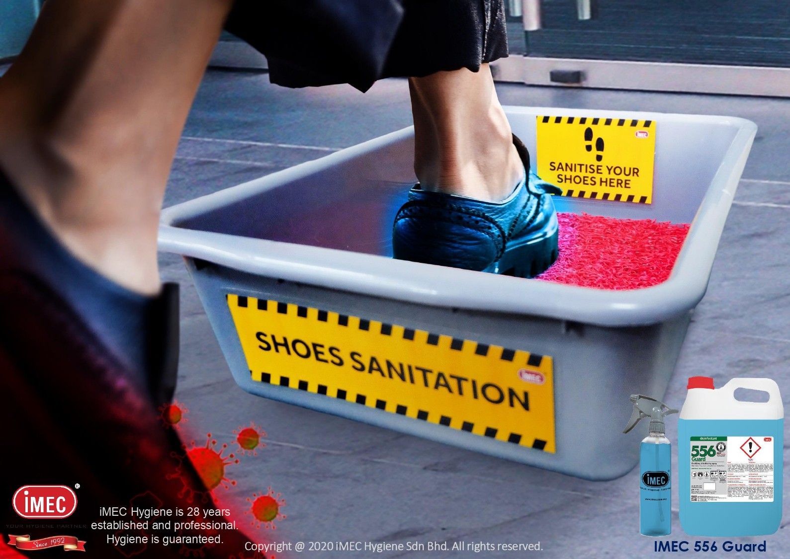 Shoe Sanitizing Station, IMEC Shoes Sanitation - Image 2