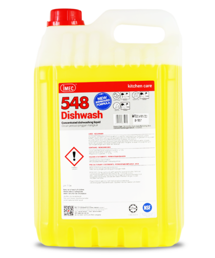 IMEC 548 Dishwash for Kitchen Utensils, Halal, 2 x 10L / 5L