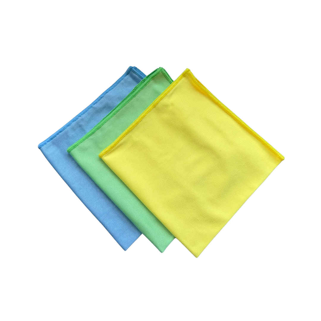 IMEC UF40 Blue Yellow Green Ultra Fine Microfiber Cleaning Cloth IMEC UF40 Blue Yellow Green Ultra Fine Microfiber Cleaning Cloth