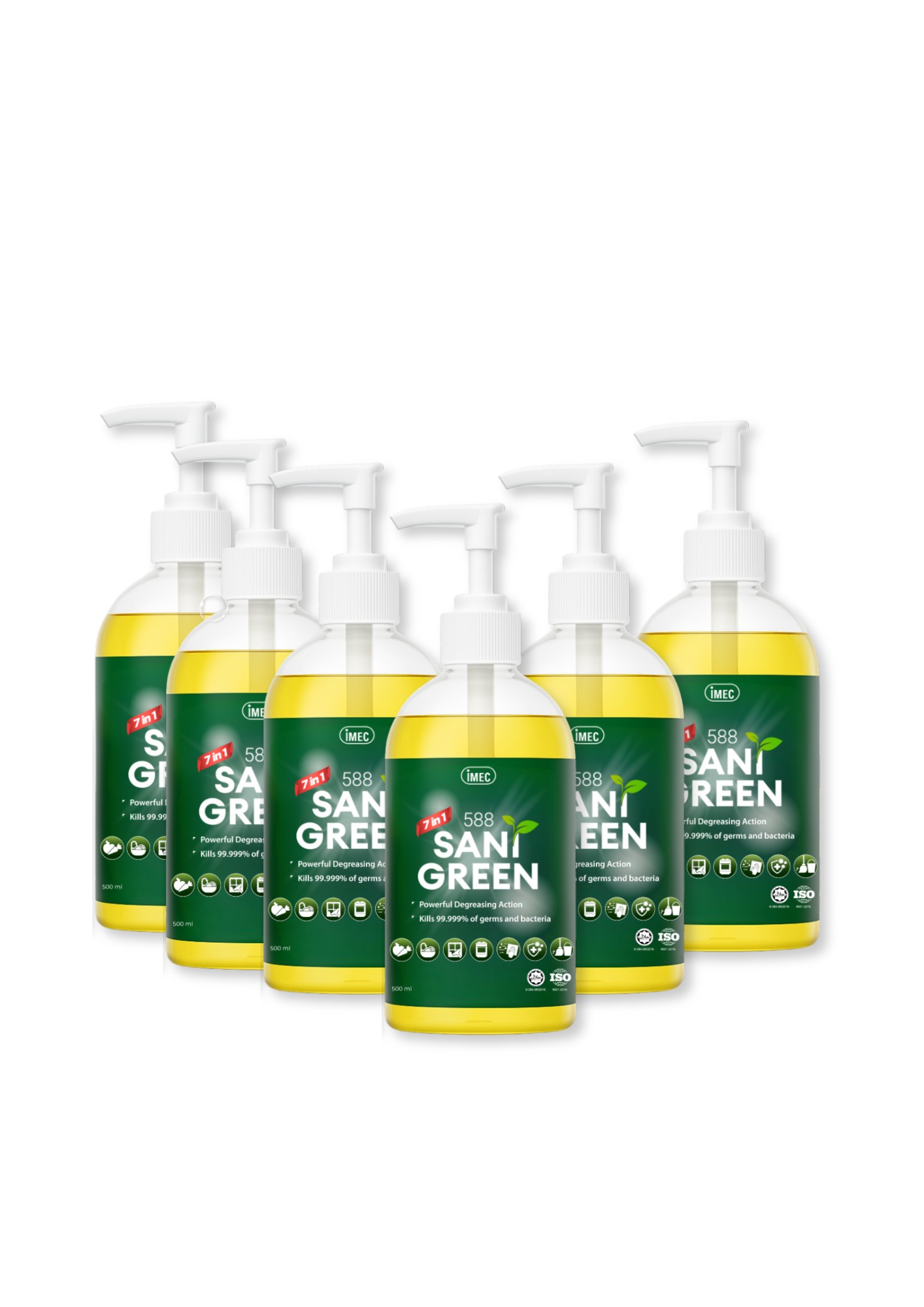 IMEC 588 SANI GREEN 7IN1 Multipurpose Cleaner, Halal - Image 3
