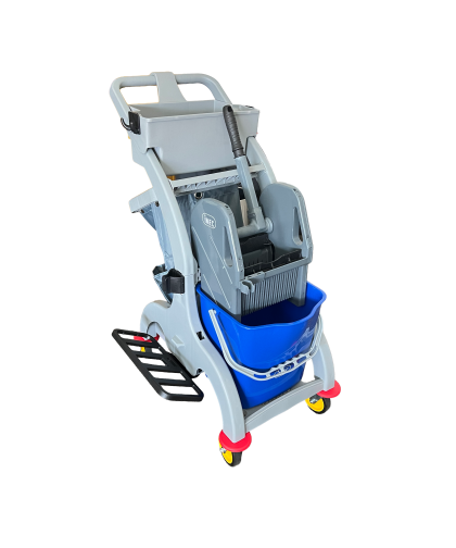 IMEC MINI JT - MINI CART C/W  MOP BUCKET DOWN PRESS WRINGER